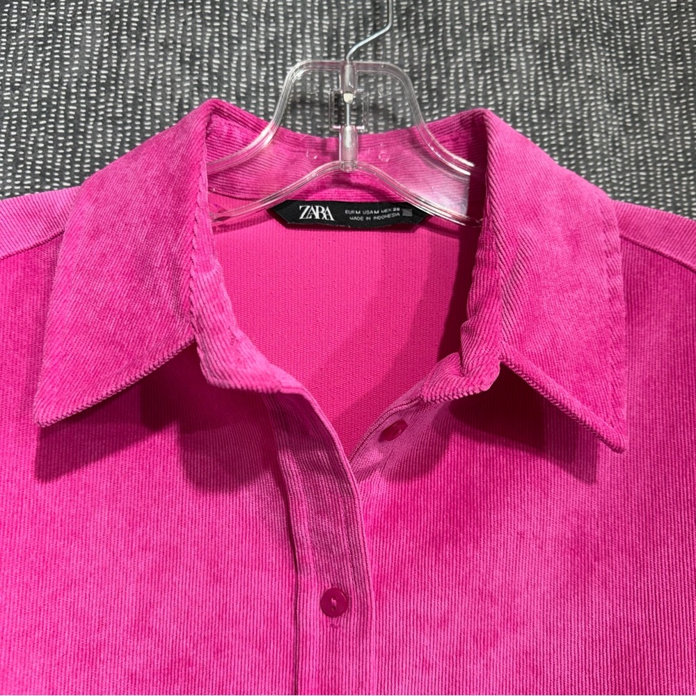 ZARA Soft Corduroy Shirt - Picture 5 of 16